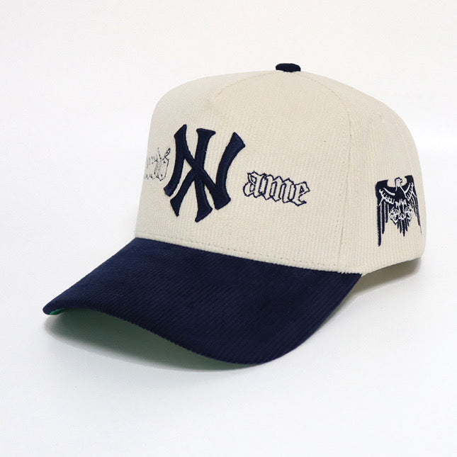 Perdóname NYY Cream Corduroy Cap