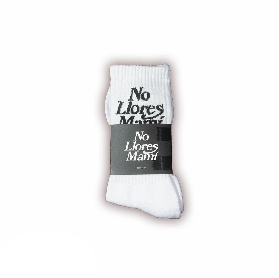 No Llores Mami Crew Sock