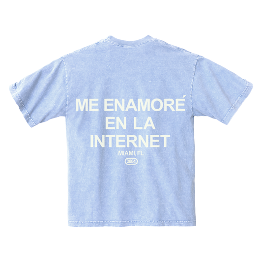INTERNET LOVE TEE (SKY BLUE)
